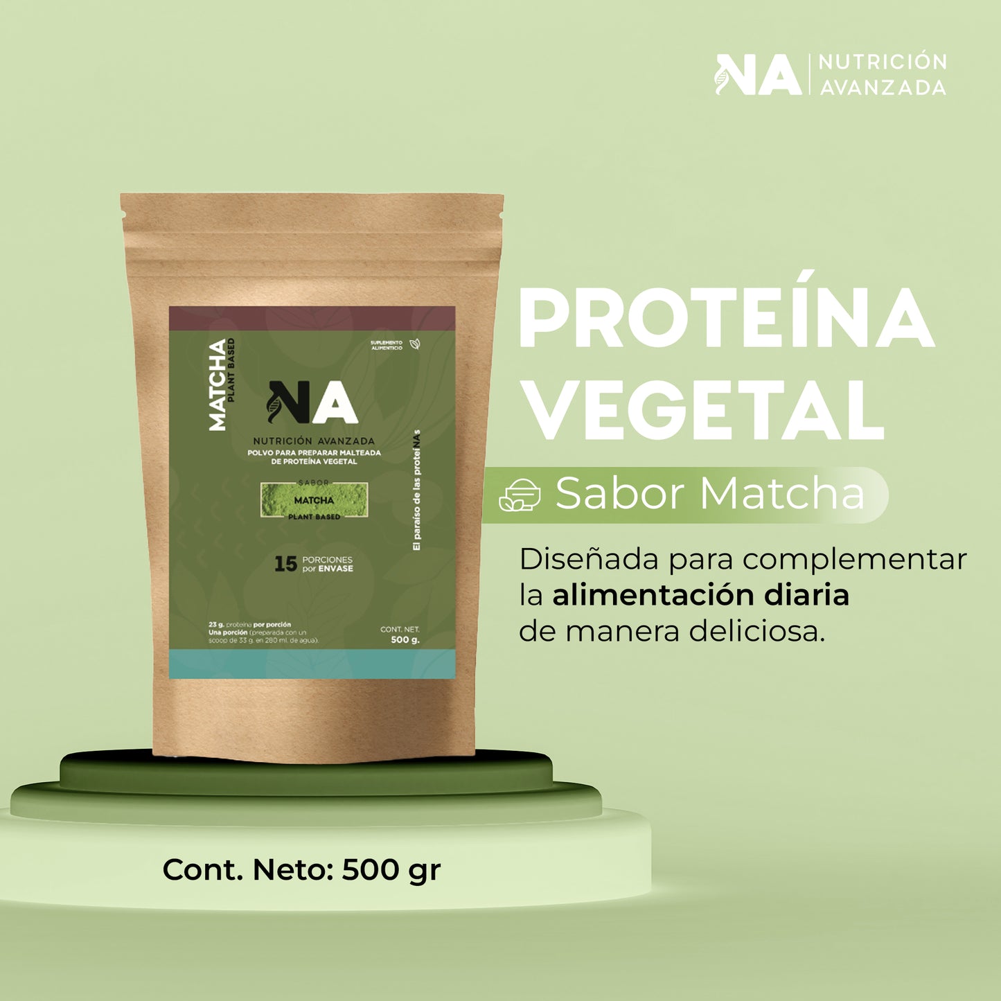 Proteína Plant Based Matcha 500g